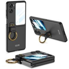 A-One Brand - Oppo Find N2 Flip Mobilskal Ringhållare Kickstand - Svart