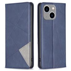 Taltech - iPhone 15 Plus Plånboksfodral Kickstand - Blå