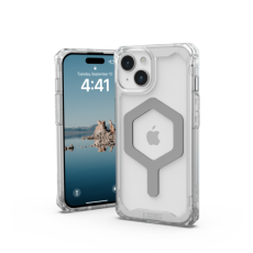 UAG - UAG iPhone 15 Plus Mobilskal Magsafe Plyo - Ice/Silver