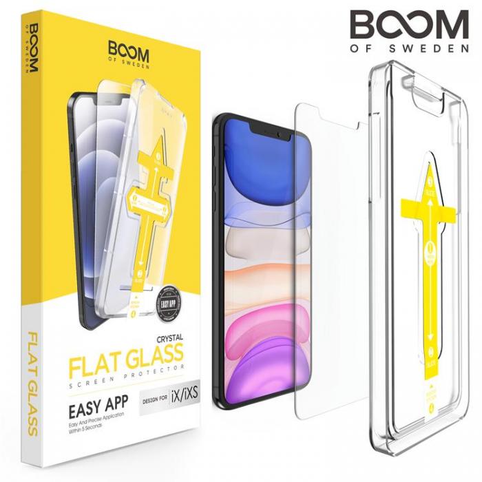 Boom of Sweden - BOOM Flat Hrdat Glas Skrmskydd iPhone 11 Pro