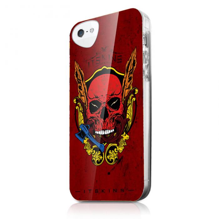 UTGATT4 - ITSkins Skal till Apple iPhone 5/5S/SE - Devil Skull + Skrmskydd