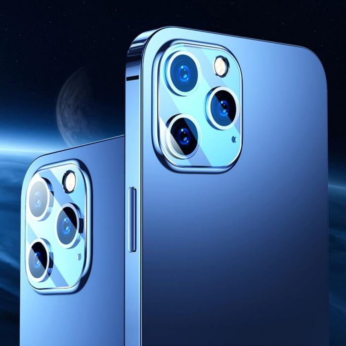 UTGATT - Joyroom Mirror Series Kameralinsskydd i Hrdat Glas iPhone 12 Pro Max