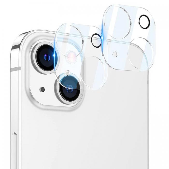 [2-Pack] Kameralinsskydd i Hrdat Glas iPhone 13/13 mini