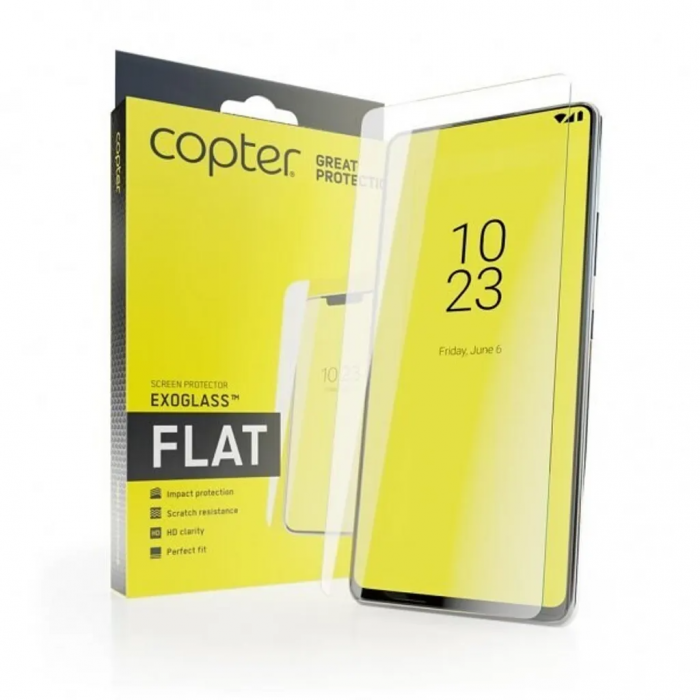 Copter - Copter Exoglass Flat Hrdat Glas Skrmskydd Galaxy A54 5G