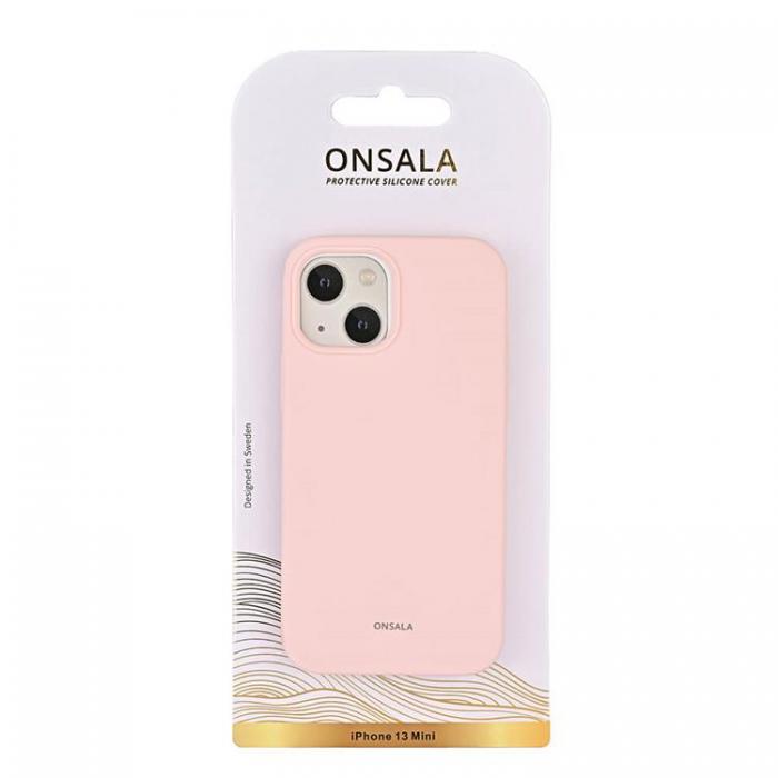 Onsala - Onsala Mobilskal Silikon iPhone 13 Mini - Kritrosa