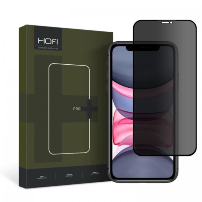 Hofi - Hofi iPhone 11/XR Hrdat Glas Skrmskydd Privacy