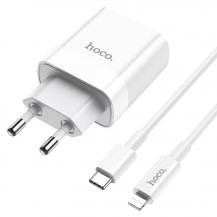 Hoco&#8233;HOCO C80a Network Charger Pd20w/Qc3.0 + Lightning Cable Vit&#8233;