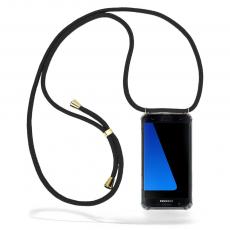 CoveredGear-Necklace - Boom Galaxy S7 Edge mobilhalsband skal - Black Cord