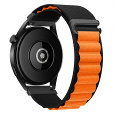 A-One Brand - Galaxy Watch (20mm) Armband Hoco Loop Nylon - Svart