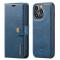 DG.MING - DG.MING iPhone 14 Pro Plnboksfodral Split Detachable Flip - Bl