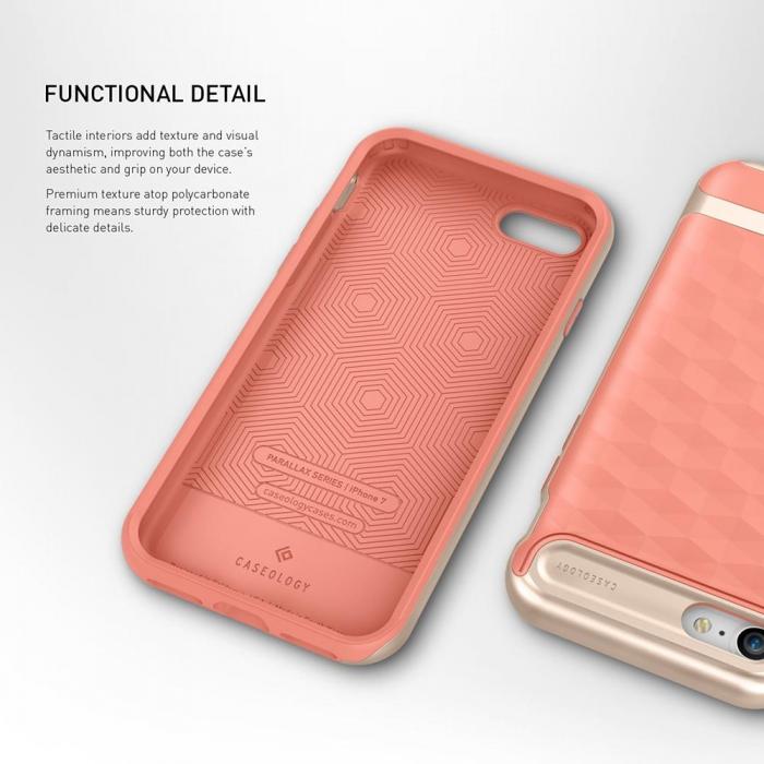 UTGATT5 - Caseology Parallax Skal till Apple iPhone 7/8/SE 2020 - Rosa