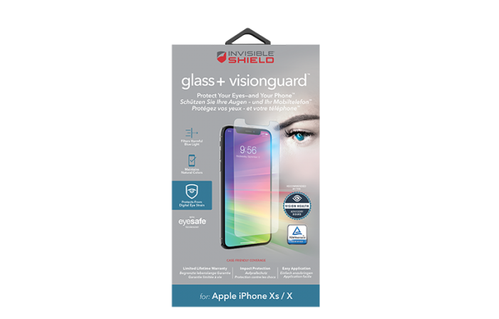 UTGATT4 - InvisibleShield Glass iPhone X/Xs/11 Pro Case Friendly
