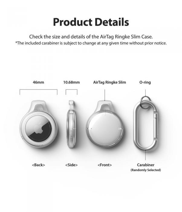 UTGATT5 - Ringke 4x Slim Apple Airtag - Flerfrgad