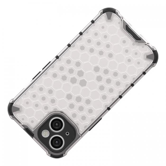 A-One Brand - iPhone 14 Skal Honeycomb Armored Hybrid - Svart
