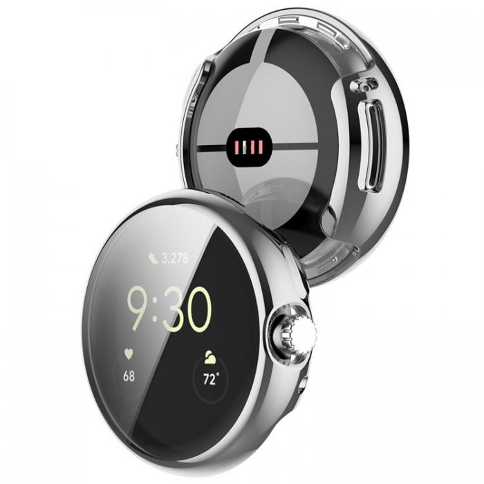 A-One Brand - Google Pixel Watch Skal Electroplating TPU - Silver
