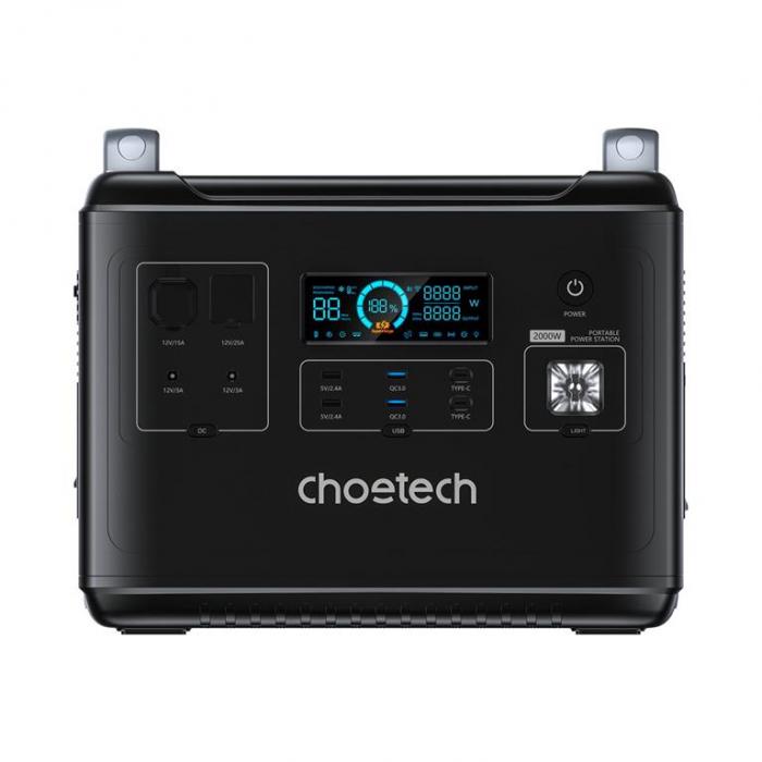 Choetech - Choetech Powerbank Super Mini 2000W - Svart