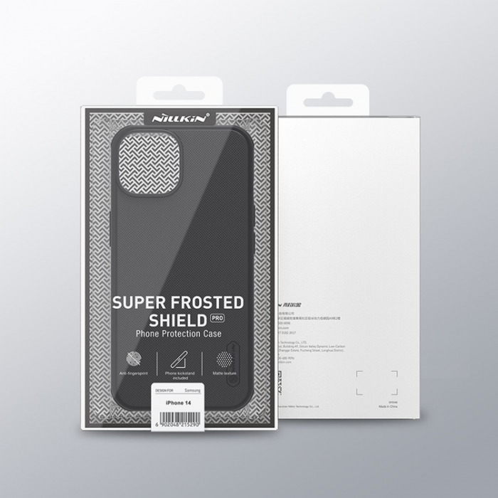 Nillkin - Nillkin iPhone 14 Skal Super Frosted Shield Pro - Bl