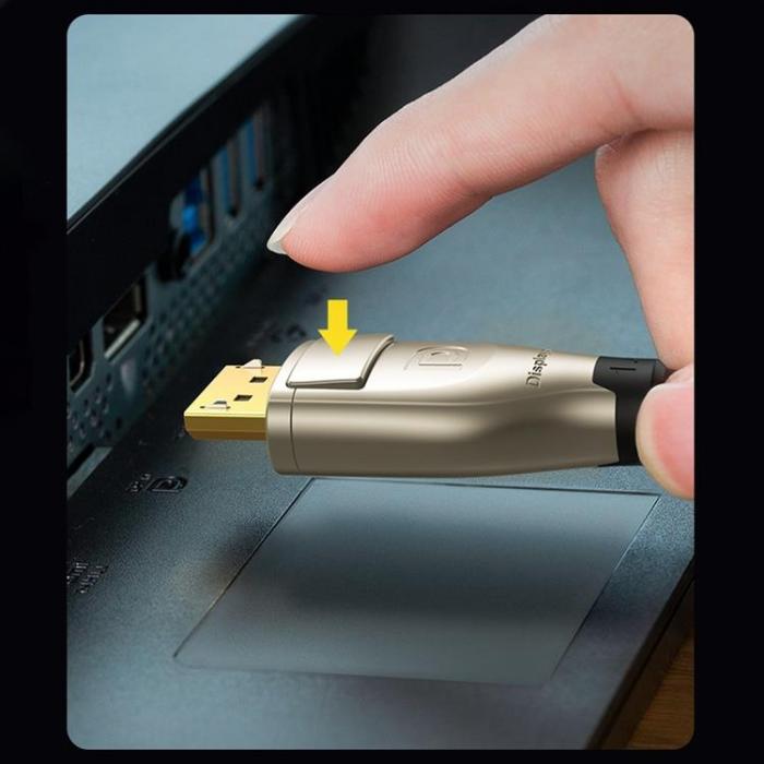 Ugreen - Ugreen DisplayPort Till DisplayPort 8K Kabel 3m - Svart
