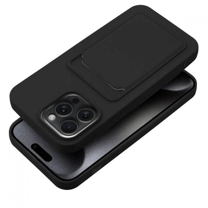 A-One Brand - iPhone 15 Pro Mobilskal Korthllare - Svart