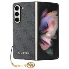 Guess - Guess Galaxy Z Fold 5 Mobilskal 4G Charms Collection - Grå