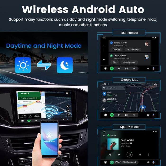 Carlinkit - Carlinkit 4.0 CPC200-CP2A Trdls CarPlay/Android Auto Adapter