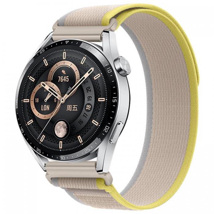 A-One Brand - Galaxy Watch 6 Classic (43mm) Armband Hoco Nylon - Beige