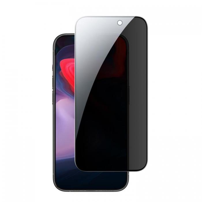ESR - ESR iPhone 15 Pro Max Hrdat Glas Skrmskydd Privacy