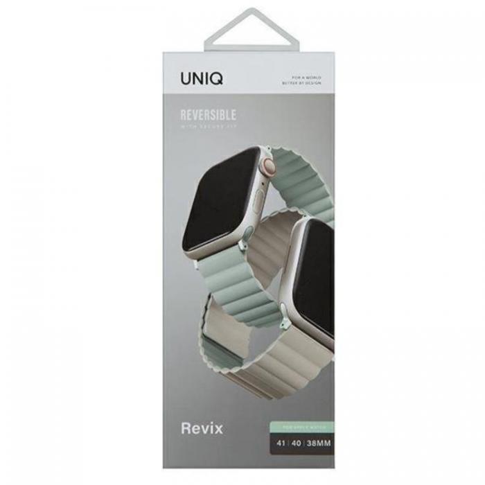 UNIQ - Uniq Apple Watch 4/5/6/7/8/SE/SE2/Ultra (45/44/42mm) Armband Magnetic Reversible