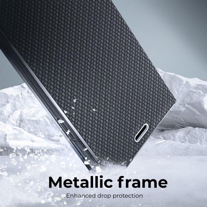 OEM - LUNA Carbon Fodral fr Samsung S23 Plus svart
