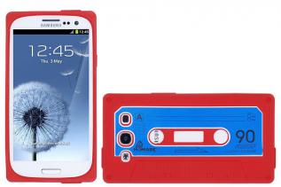 A-One Brand - Cassette silikon skal till Samsung Galaxy S3 i9300 (Röd)