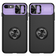 A-One Brand - iPhone 7/8/SE (2020/2022) Mobilskal Ringhållare Kickstand - Lila