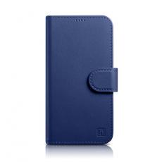 ICARER - iCarer iPhone 14 Plånboksfodral 2in1 Äkta Läder - Blå