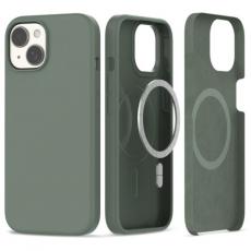 Tech-Protect - Tech-Protect iPhone 15 Mobilskal Magsafe Silikon - Olive