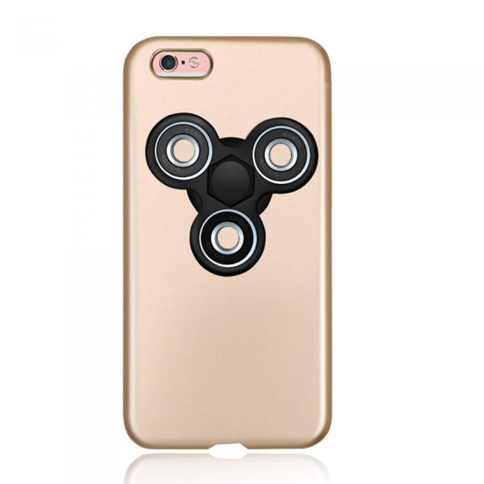 Fidget Spinner - EDC Tri Fidget Spinner Skal till iPhone 6 (S) - Gold