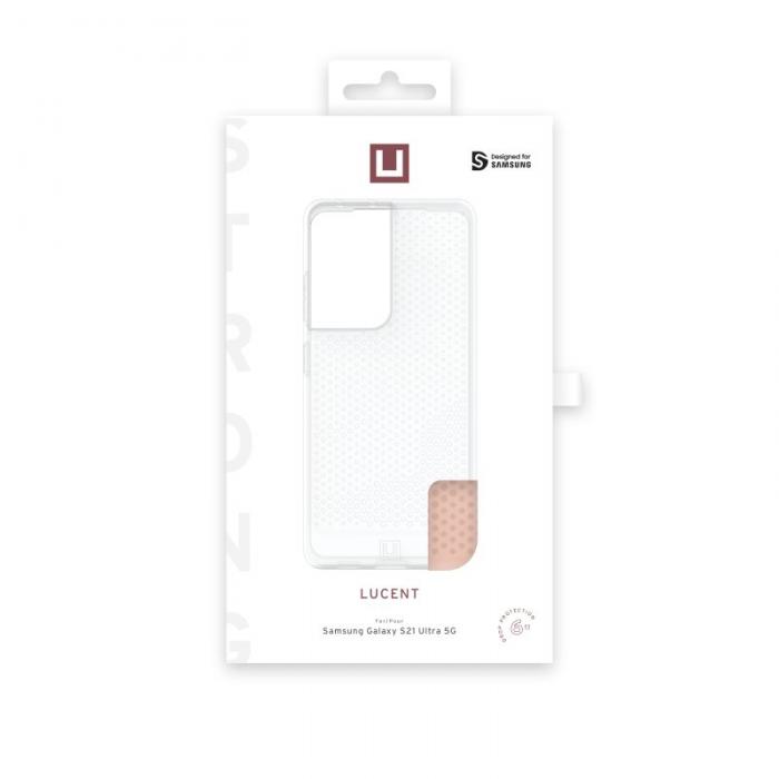UTGATT1 - UAG Samsung Galaxy S21 Ultra Lucent Skal Orange