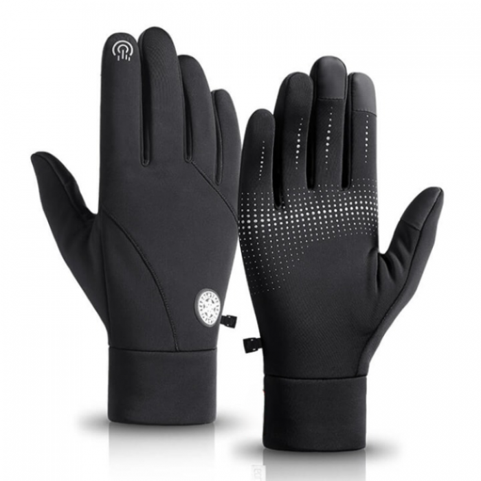 A-One Brand - Yan Vattenavvisande touchvantar / handskar - Medium - Svart