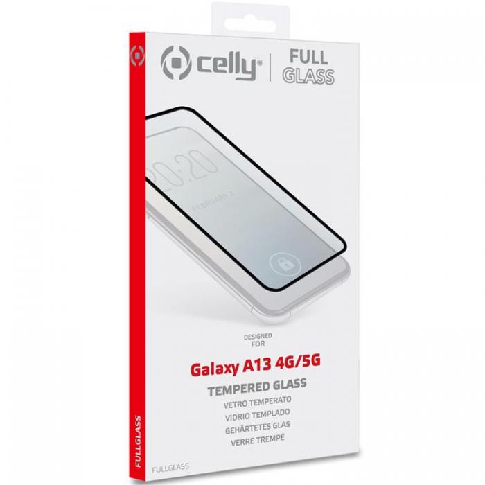 Celly - CELLY Displayskydd Hrdat Glas Skrmskydd Galaxy A13 4G/5G