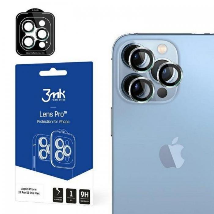 3MK - 3MK iPhone 13 Pro/13 Pro Max Kameralinsskydd i Hrdat glas