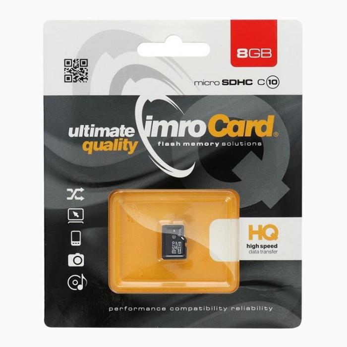 UTGATT1 - Imro Minneskort MicroSD 8GB Klass 10 UHS