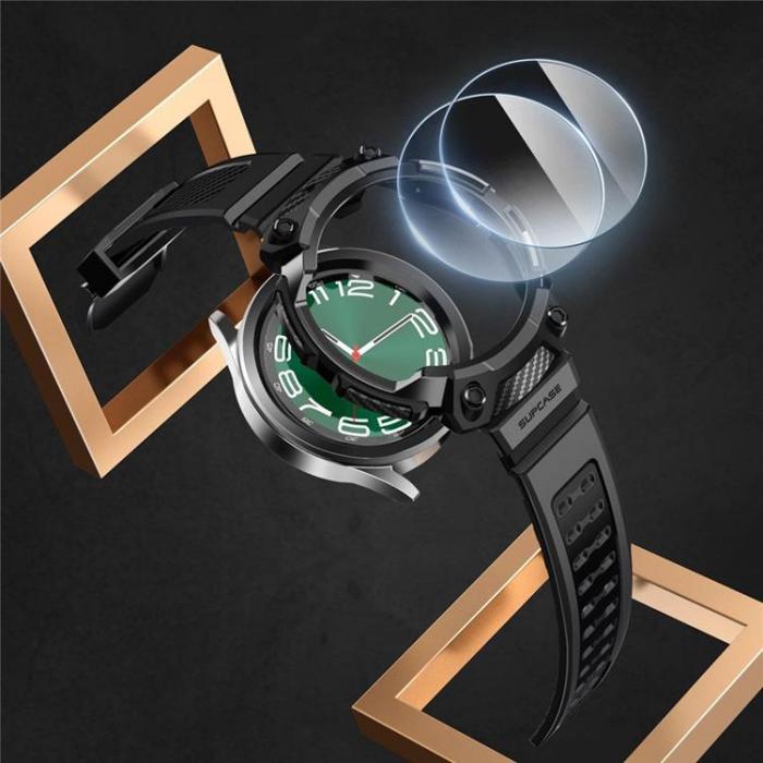 SupCase - SupCase Galaxy Watch 6 Classic (47mm) Armband Och Skrmskydd