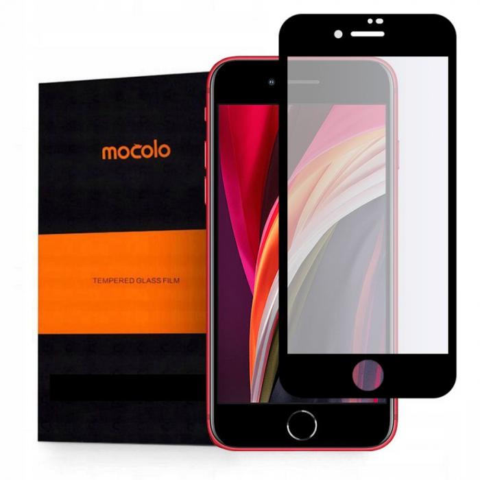 UTGATT5 - Mocolo Full Glue Hrdat Glas iPhone 7/8/SE (2020/2022) - Svart