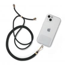 Tech-Protect - Universal Halsbandssnöre för Mobil - Svart/Guld