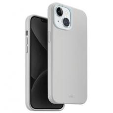 UNIQ - UNIQ iPhone 15 Mobilskal Magsafe Lino Hue - Ljusgrå