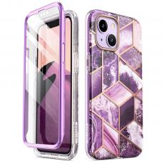 SupCase - SupCase iPhone 14 Plus Skal Cosmo - Marmor Lila