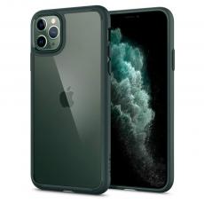 Spigen - SPIGEN Ultra Hybrid iPhone 11 Pro Midnatt Green