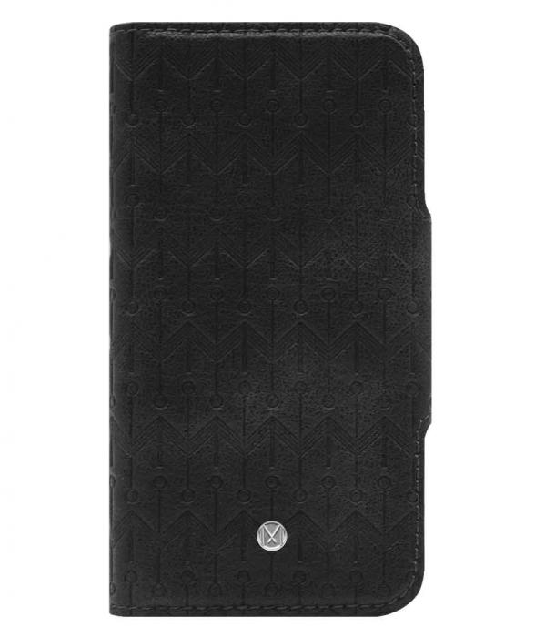UTGATT4 - Marvlle N307 Plnboksfodral iPhone X/XS - MIDNIGHT BLACK SIGN