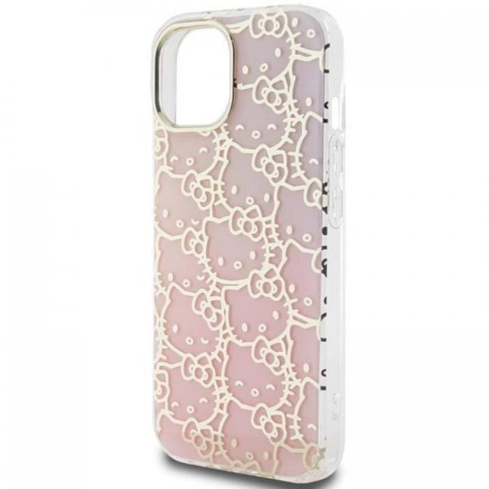 Hello Kitty - Hello Kitty iPhone 15 Mobilskal IML Gradient Electrop Crowded
