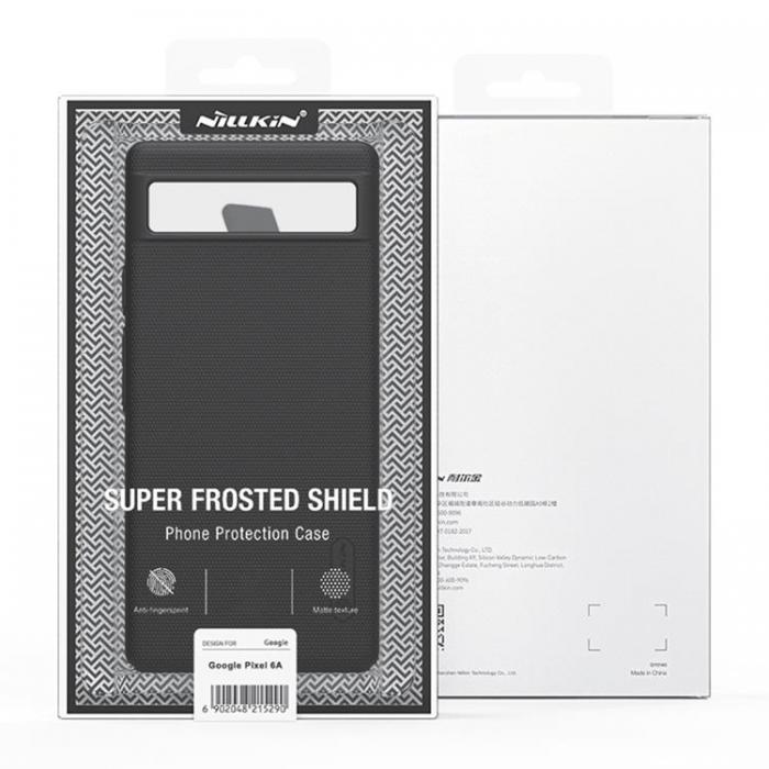Nillkin - Nillkin Google Pixel 6a Mobilskal Super Frosted Shield - Svart