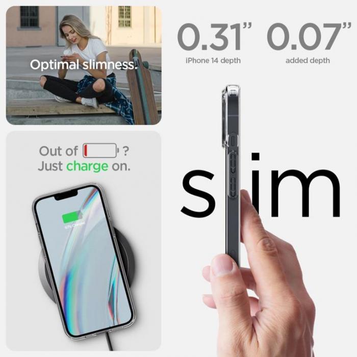 Spigen - Spigen iPhone 14 Pro Hrdat Glas Skrmskydd (2 Pack) + Skal Crystal Pack