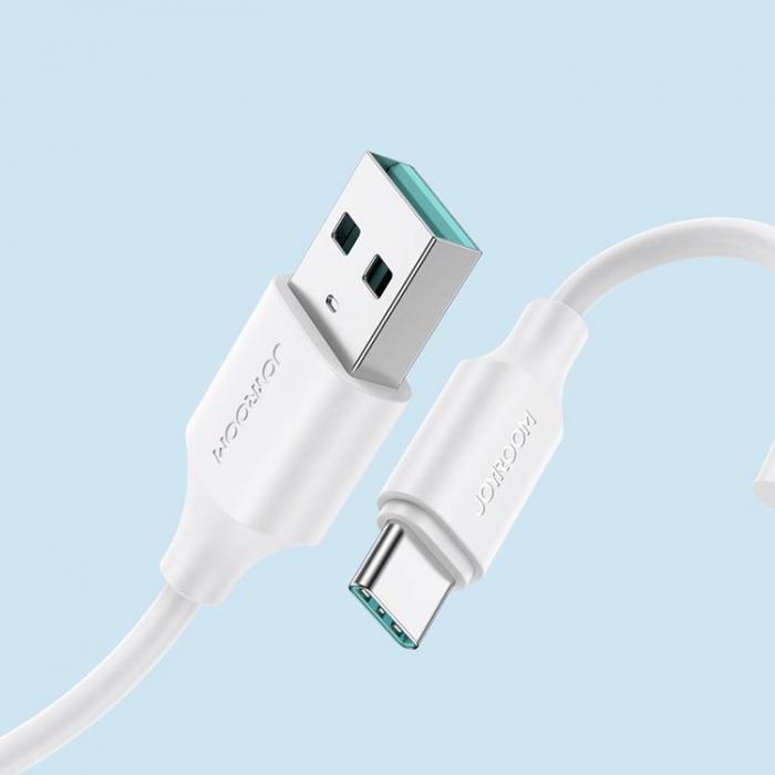 Joyroom - Joyroom USB-A till USB-C Kabel 2m - Vit